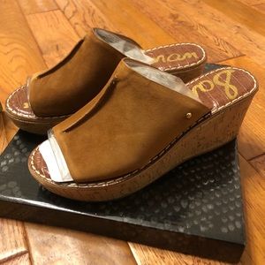 Sam Edelman Brown Suede Ranger wedge